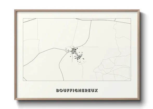 Une affiche de carte sur Bouffignereux