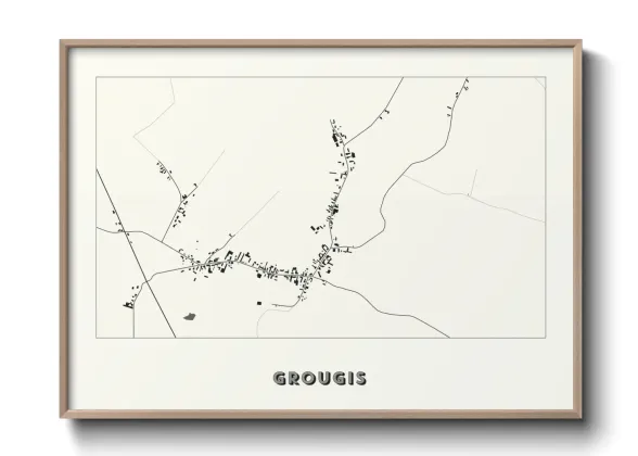 Une affiche de carte sur Grougis