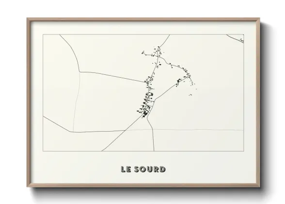 Une affiche de carte sur Le Sourd