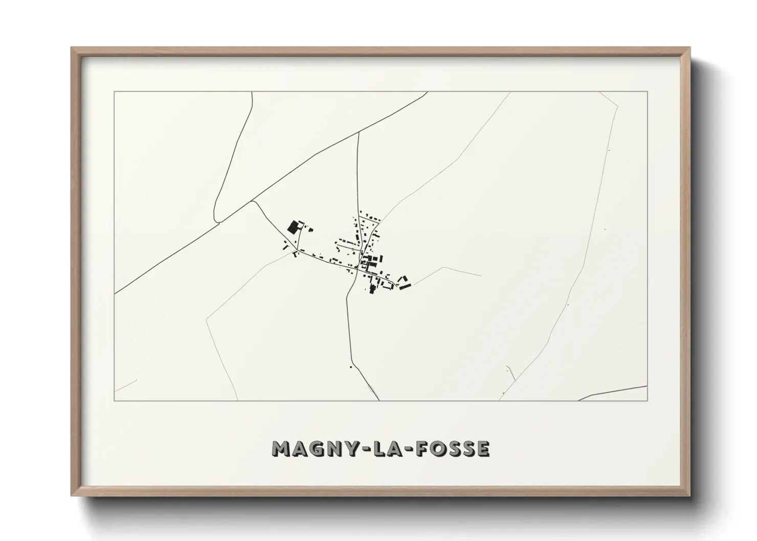 Un poster carteMagny-la-Fosse
