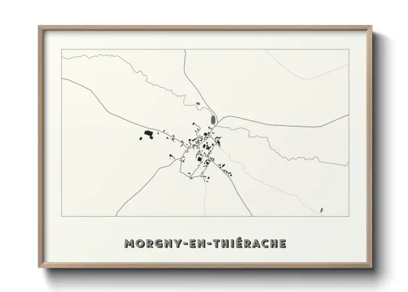 Une affiche de carte sur Morgny-en-Thiérache