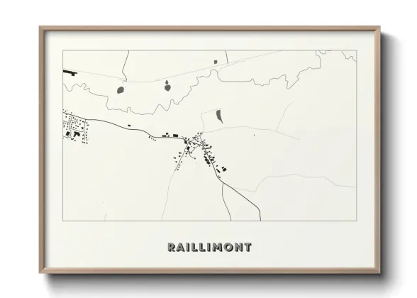 Une affiche de carte sur Raillimont