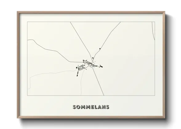Une affiche de carte sur Sommelans