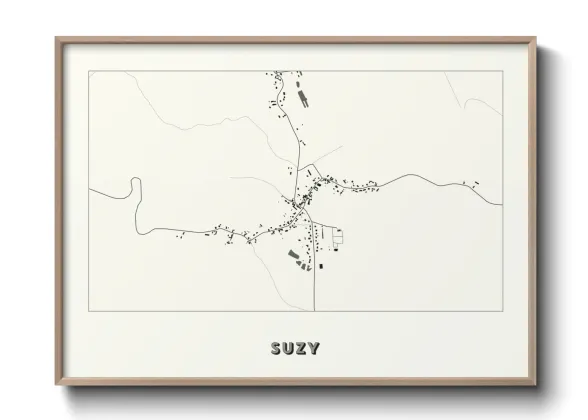 Une affiche de carte sur Suzy