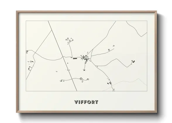 Une affiche de carte sur Viffort