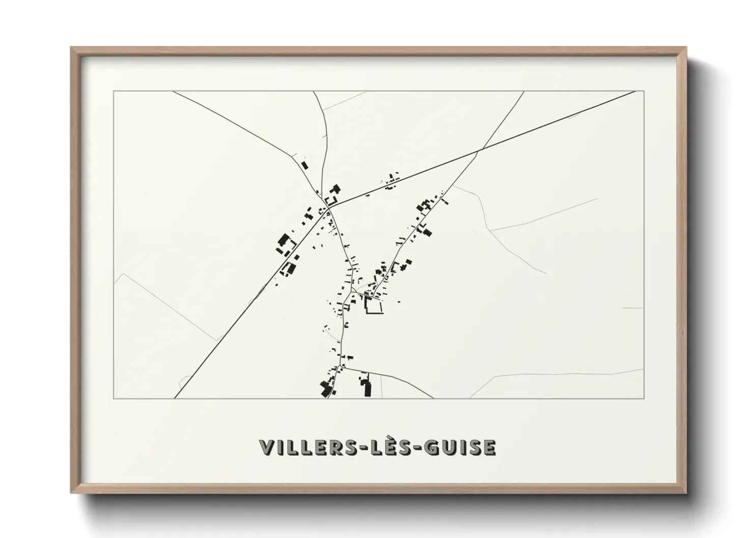 Un poster carteVillers-lès-Guise