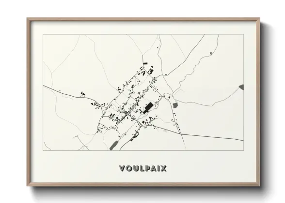 Une affiche de carte sur Voulpaix