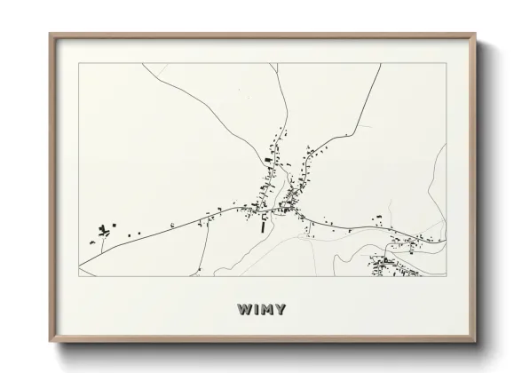 Une affiche de carte sur Wimy