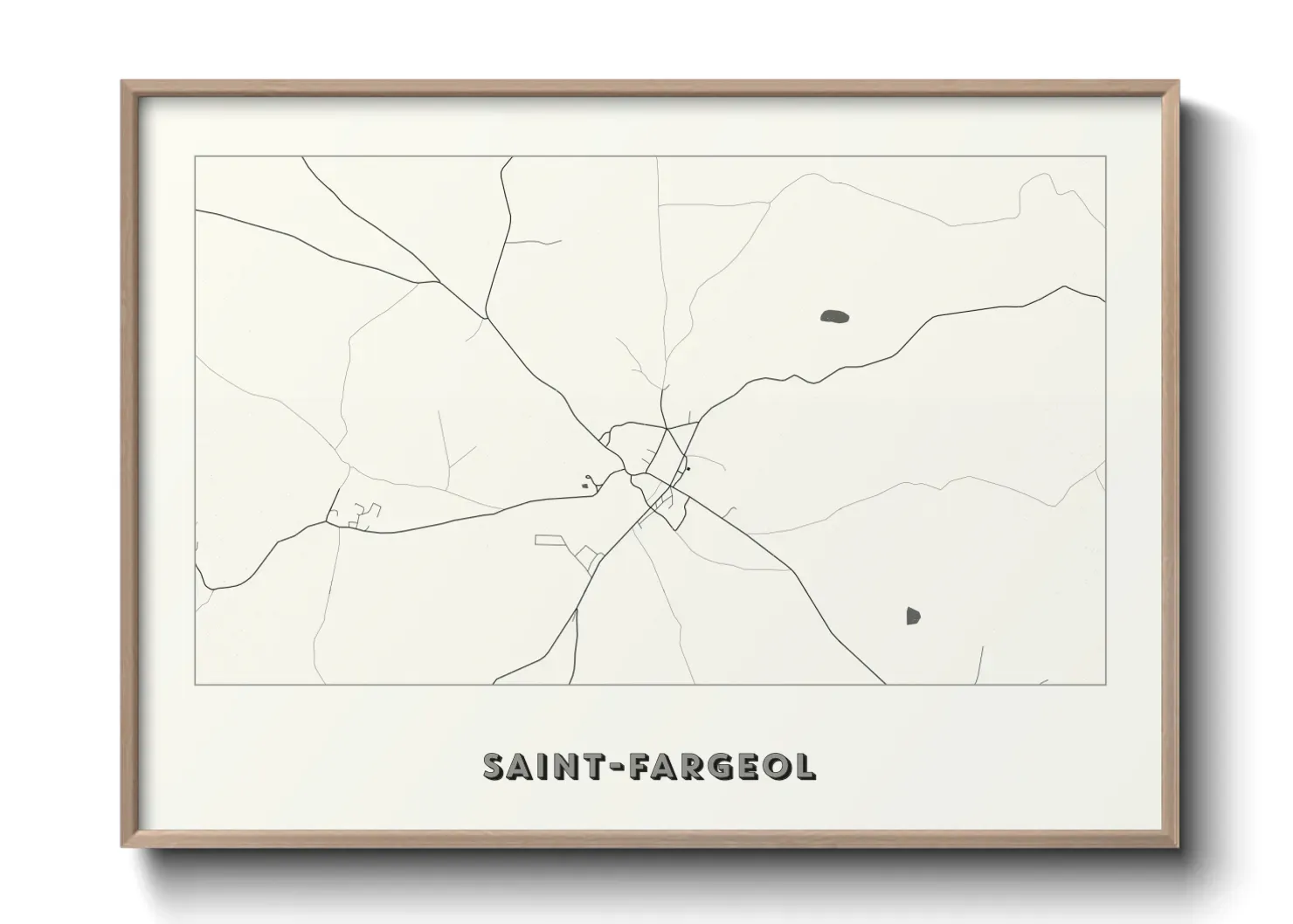 Un poster carteSaint-Fargeol