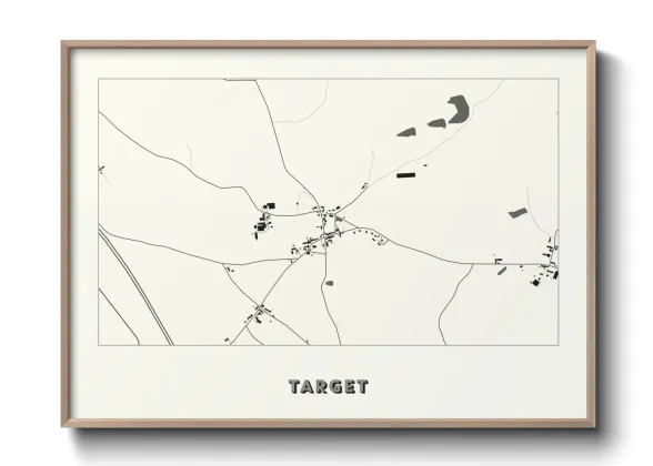 Une affiche de carte sur Target