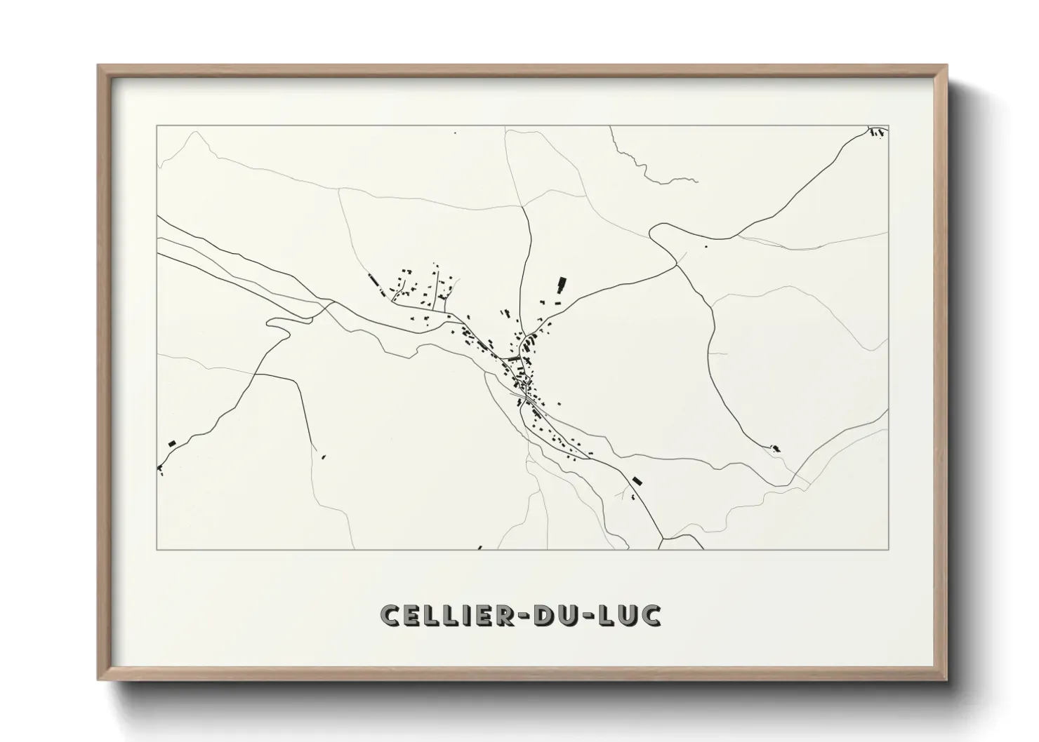 Un poster carteCellier-du-Luc