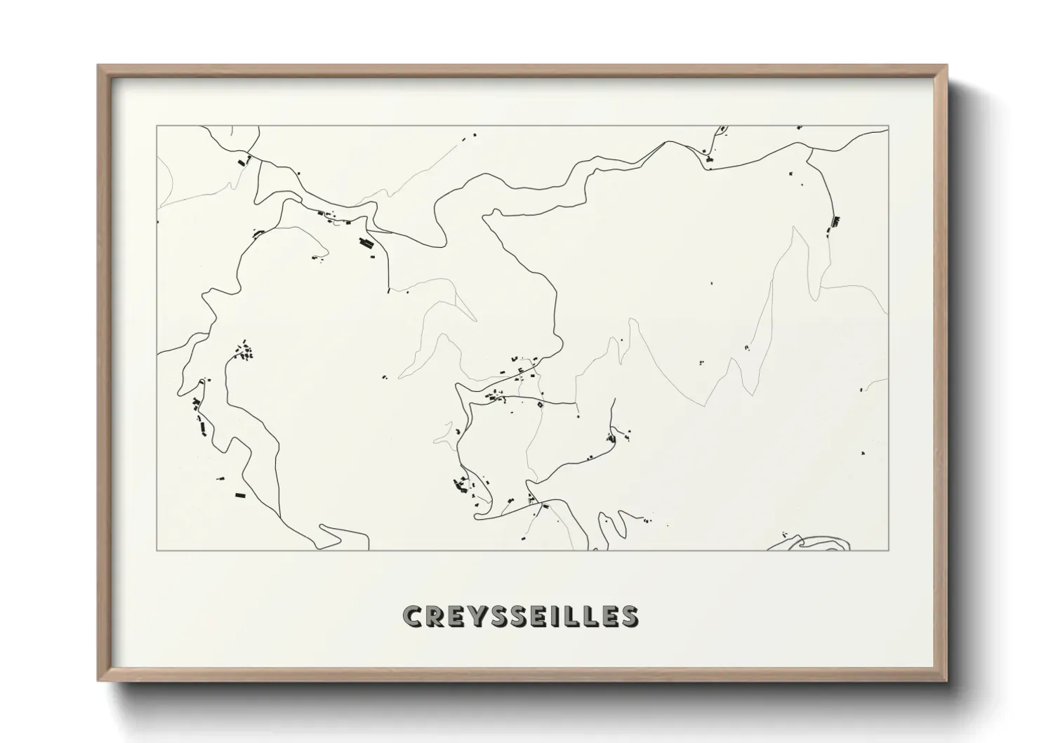 Un poster carteCreysseilles