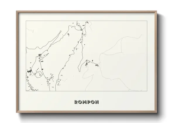 Une affiche de carte sur Rompon