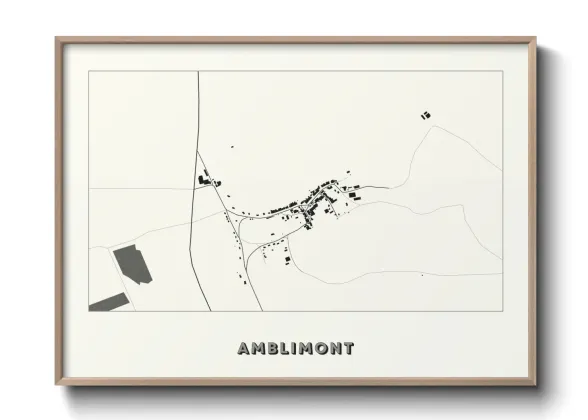Une affiche de carte sur Amblimont