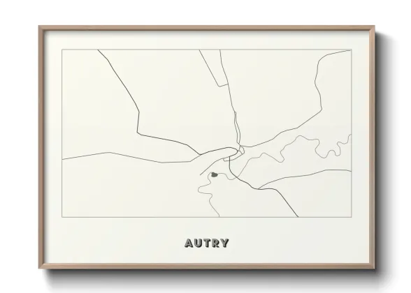 Une affiche de carte sur Autry