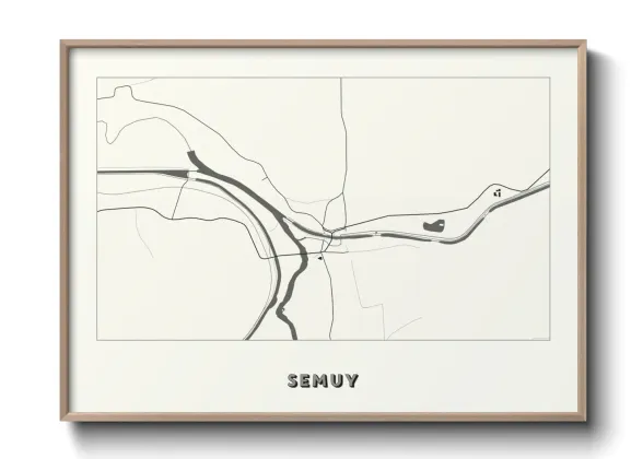 Une affiche de carte sur Semuy