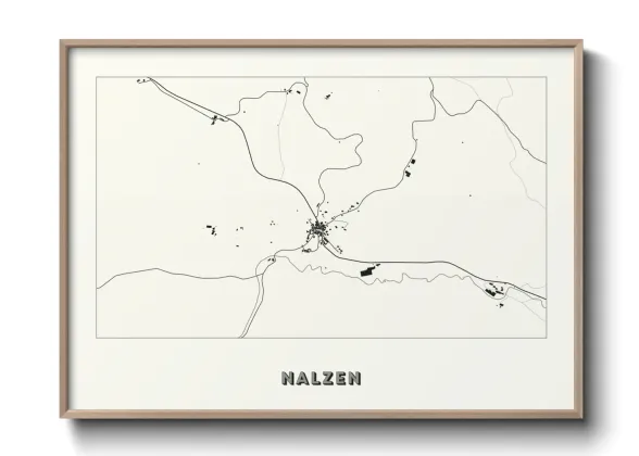 Une affiche de carte sur Nalzen