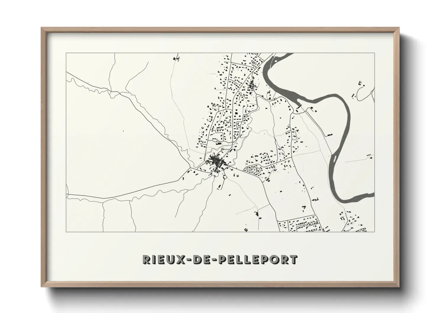 Un poster carteRieux-de-Pelleport