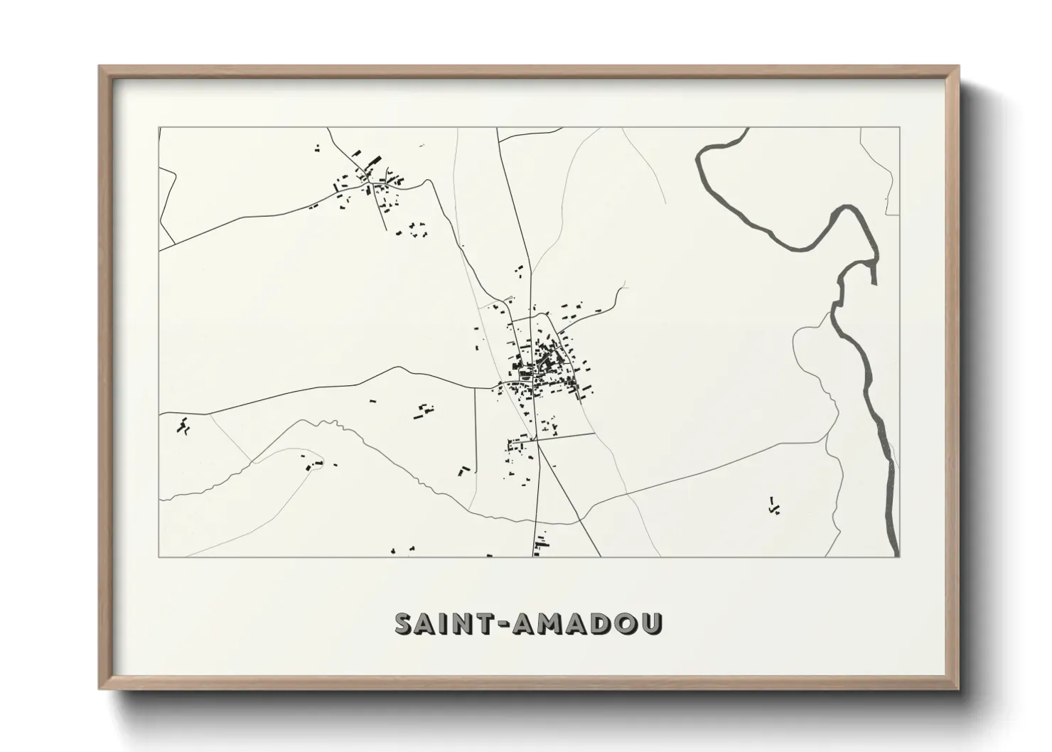 Un poster carteSaint-Amadou