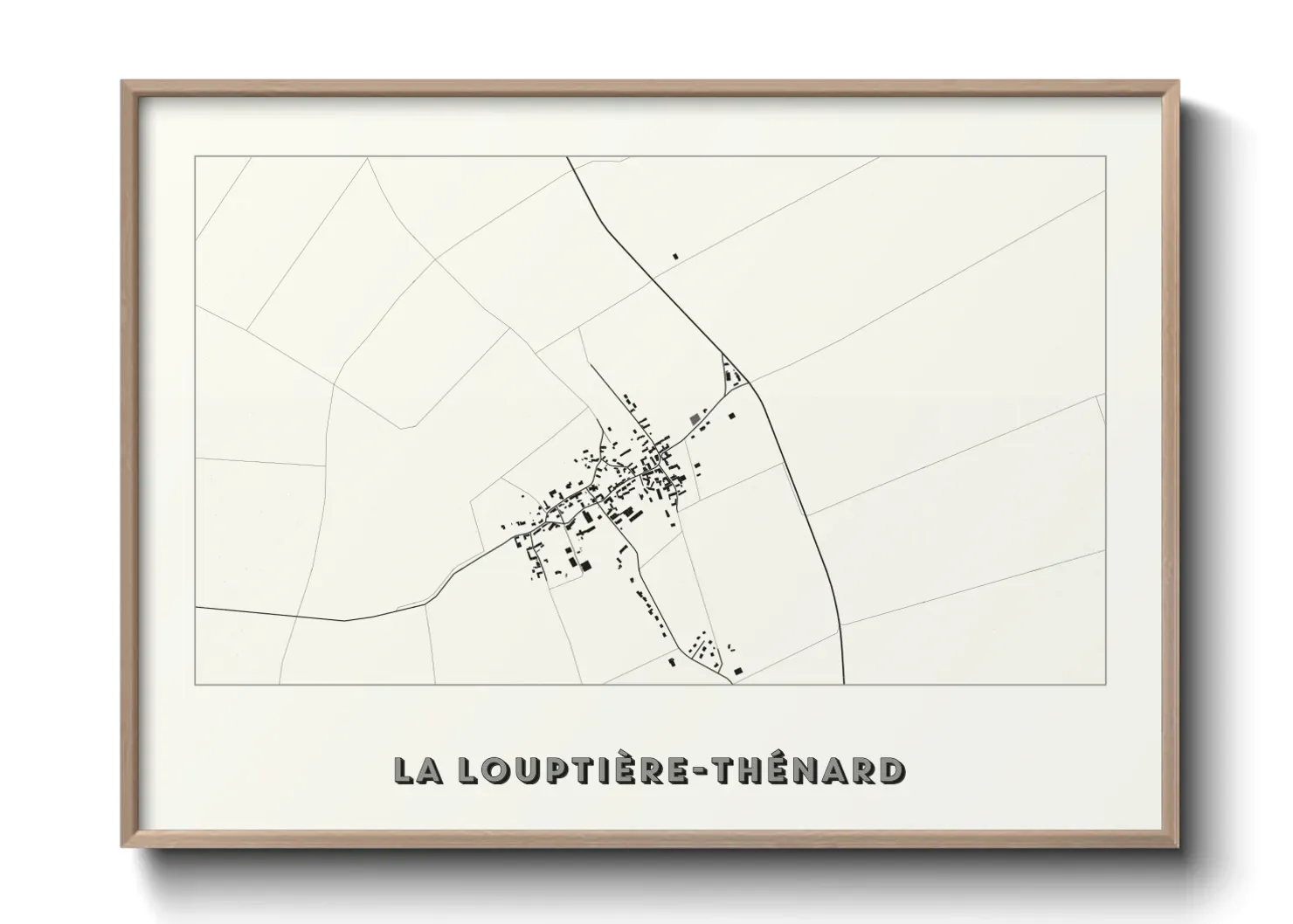 Un poster carteLa Louptière-Thénard