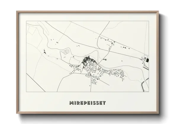 Une affiche de carte sur Mirepeisset