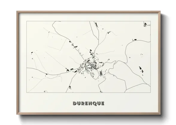 Une affiche de carte sur Durenque