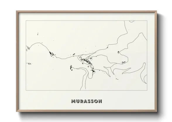 Une affiche de carte sur Murasson