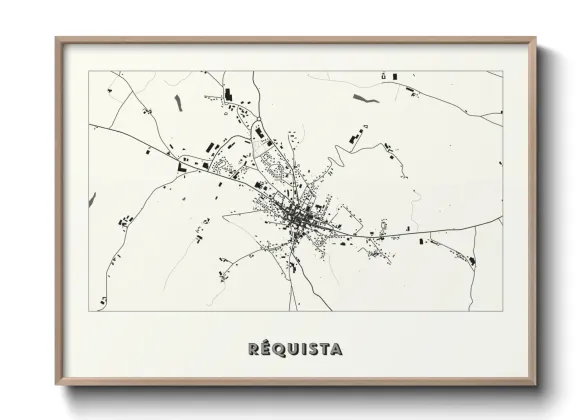 Une affiche de carte sur Réquista