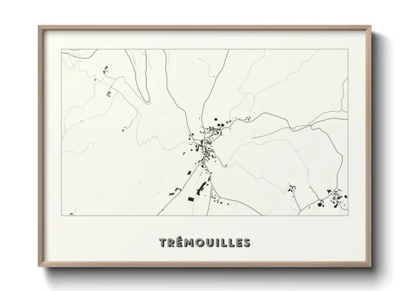 Une affiche de carte sur Trémouilles