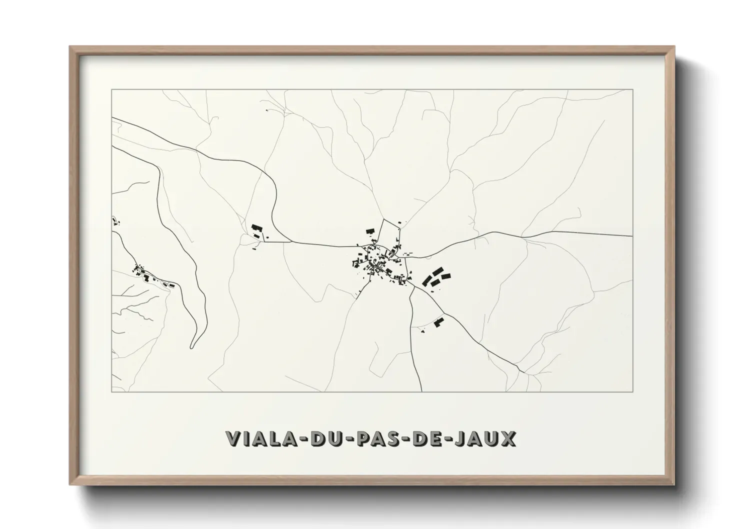 Un poster carteViala-du-Pas-de-Jaux