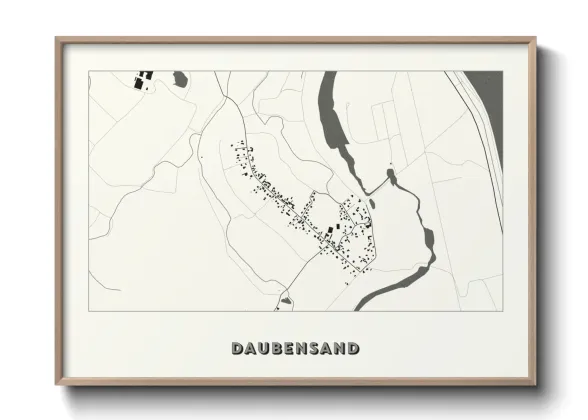 Une affiche de carte sur Daubensand