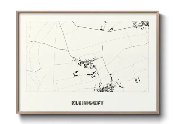 Une affiche de carte sur Kleingœft