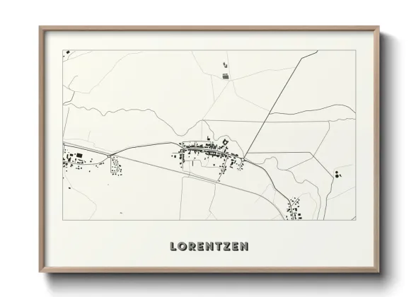 Une affiche de carte sur Lorentzen