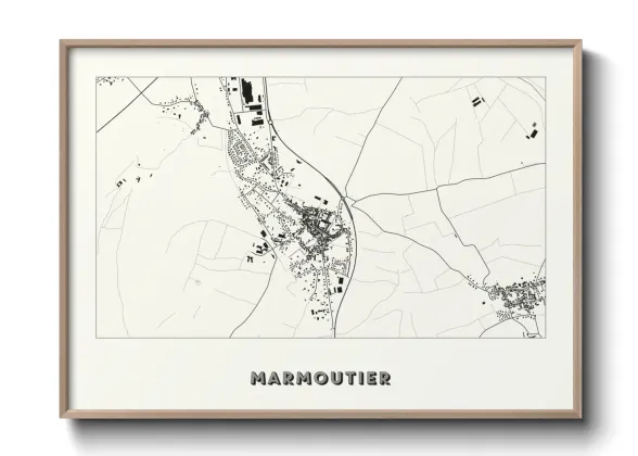 Une affiche de carte sur Marmoutier