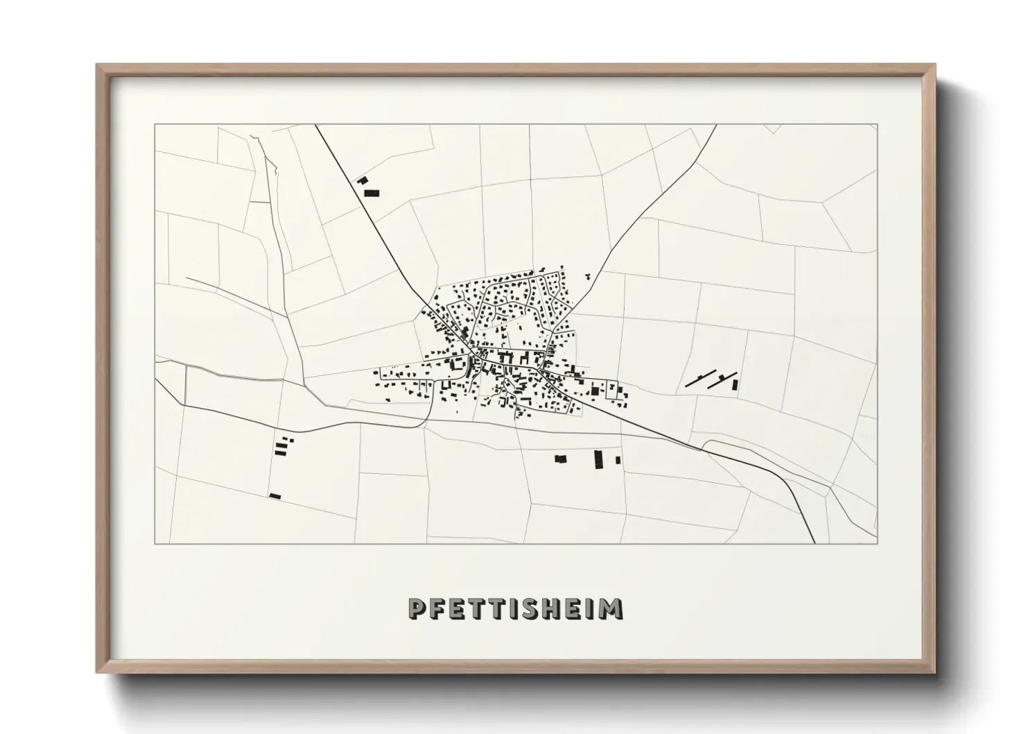 Un poster cartePfettisheim