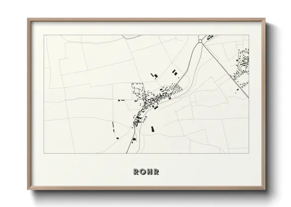 Une affiche de carte sur Rohr