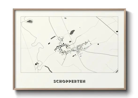 Une affiche de carte sur Schopperten