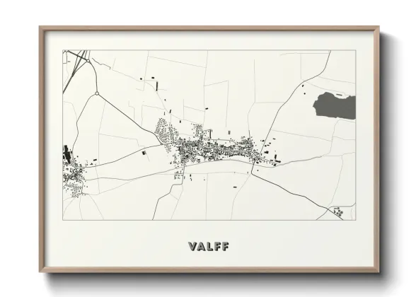 Une affiche de carte sur Valff