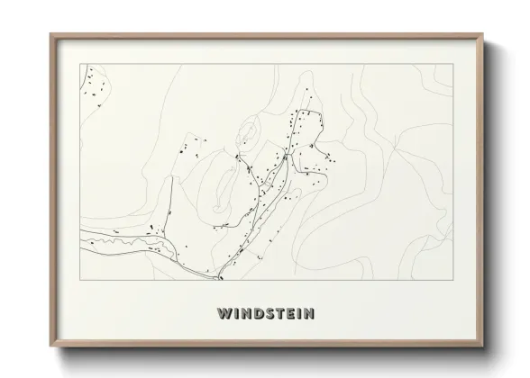 Une affiche de carte sur Windstein