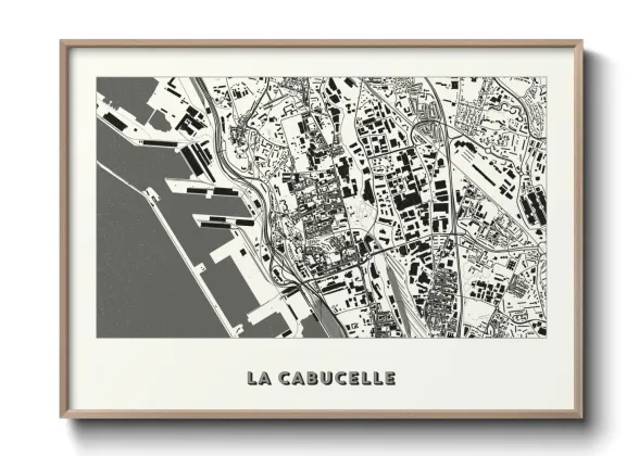 Une affiche de carte sur La Cabucelle