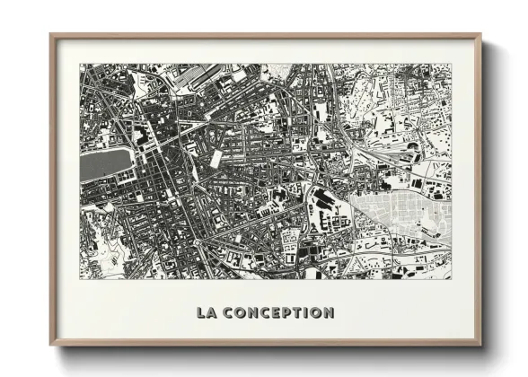 Une affiche de carte sur La Conception