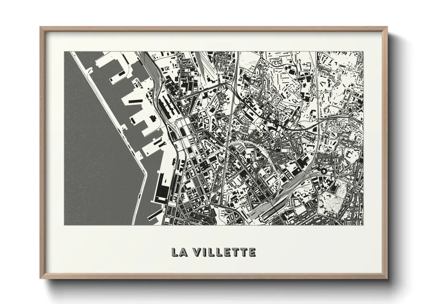 Un poster carteLa Villette