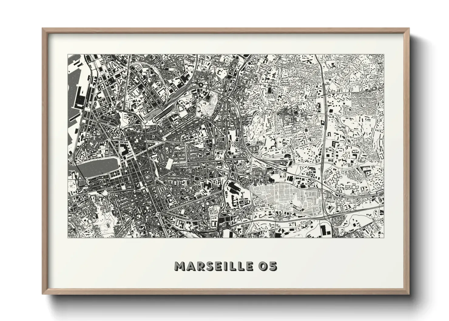 Un poster carteMarseille 05