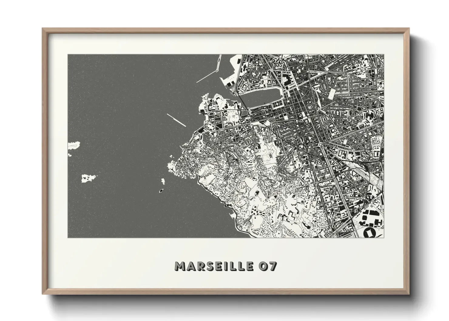 Un poster carteMarseille 07