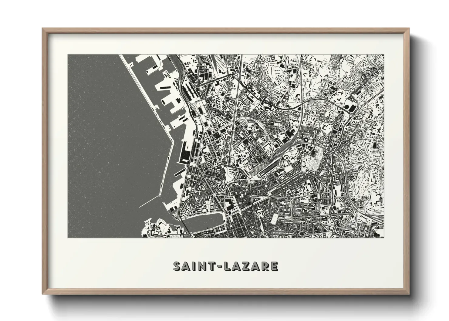 Un poster carteSaint-Lazare