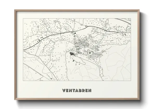 Une affiche de carte sur Ventabren