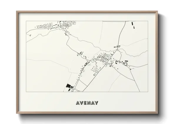 Une affiche de carte sur Avenay