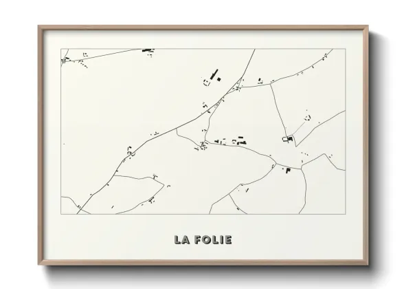 Une affiche de carte sur La Folie