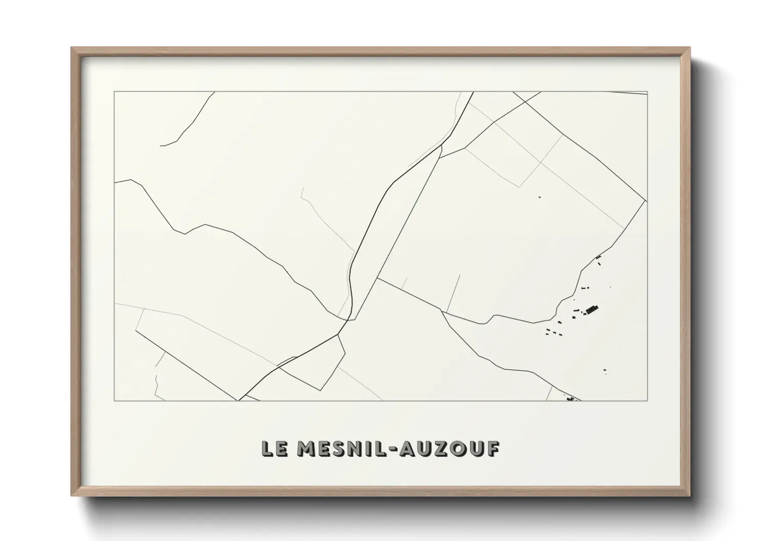 Un poster carteLe Mesnil-Auzouf