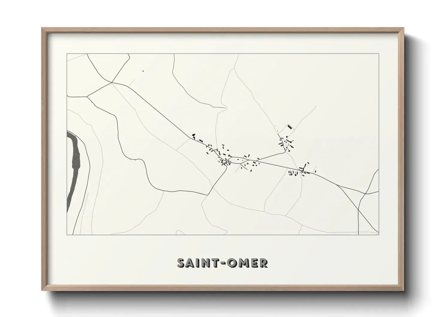 Un poster carteSaint-Omer